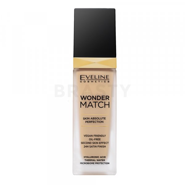 Eveline Wonder Match Skin Absolute Perfection podkład o przedłużonej trwałości z ujednolicającą i rozjaśniającą skórę formułą 20 Medium Beige 30 ml