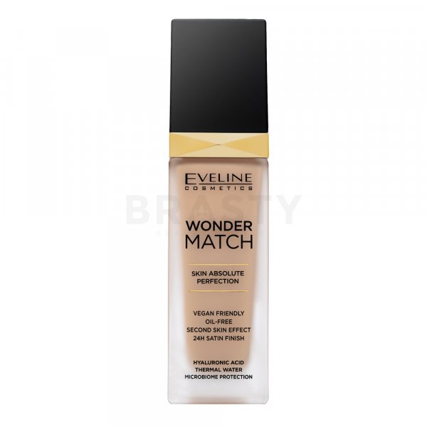 Eveline Wonder Match Skin Absolute Perfection hosszan tartó make-up az egységes és világosabb arcbőrre 15 Natural 30 ml