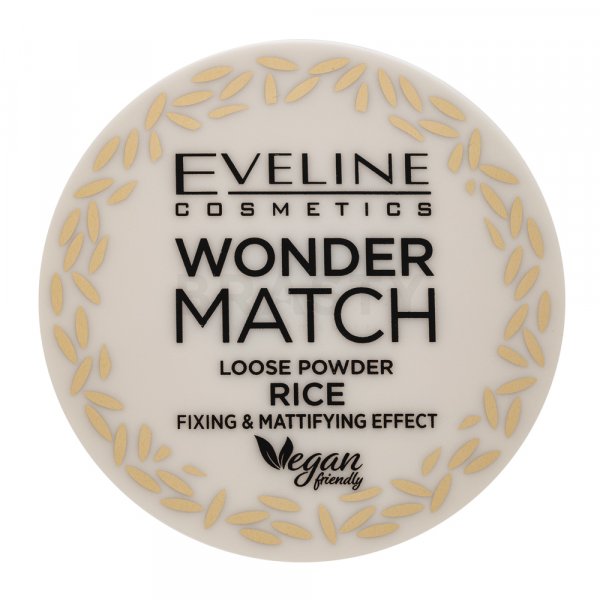 Eveline Wonder Match Loose Powder púder pre zjednotenú a rozjasnenú pleť Rice 6 g