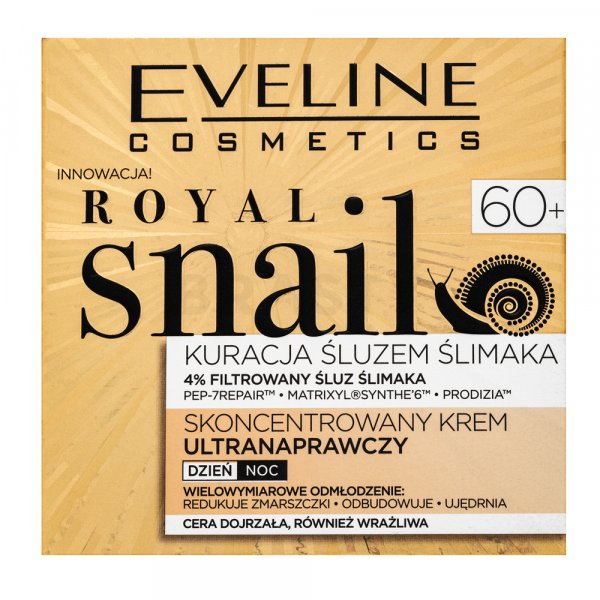 Eveline Royal Snail Concentrated Ultra-Repair Cream 60+ лифтинг крем за подсилване срещу бръчки 50 ml