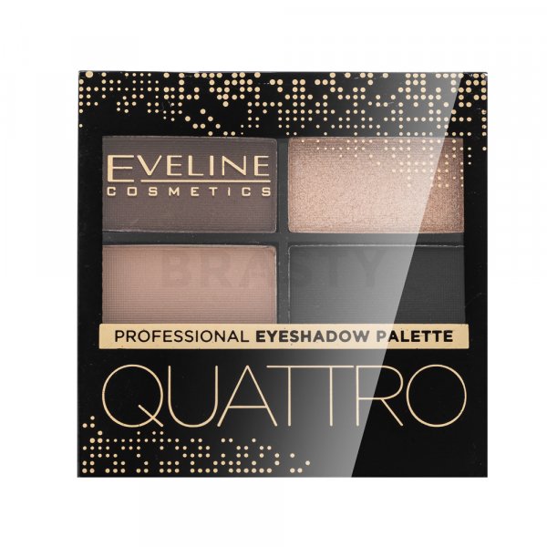 Eveline Quattro Professional Eyeshadow Palette Lidschattenpalette 2 3,2 g