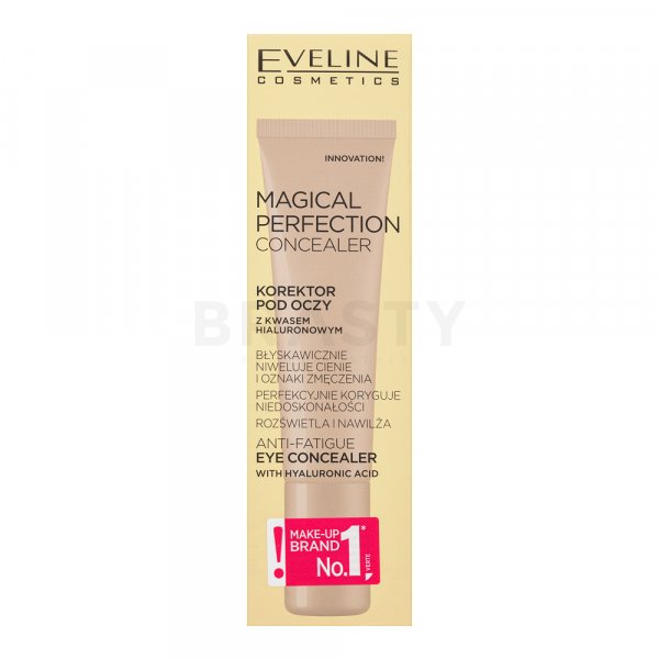 Eveline Magical Perfection Concealer corector lichid împotriva ridurilor, umflăturilor și a cearcănelor 01 Light 15 ml