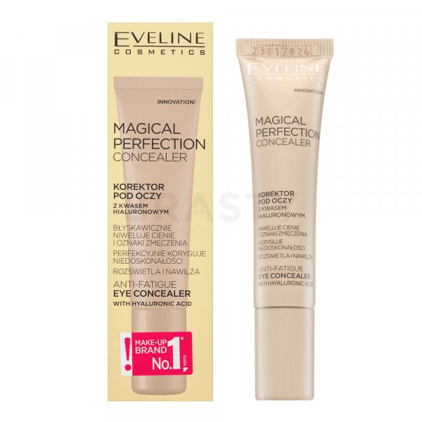 Eveline Magical Perfection Concealer tekutý korektor proti vráskám, otokům a tmavým kruhům 01 Light 15 ml