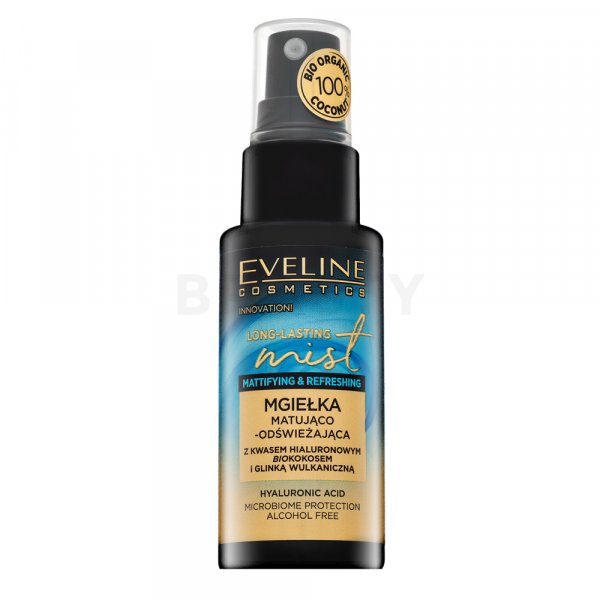 Eveline Coconut Long-Lasting Mist Make-up fixeerspray met matterend effect 50 ml