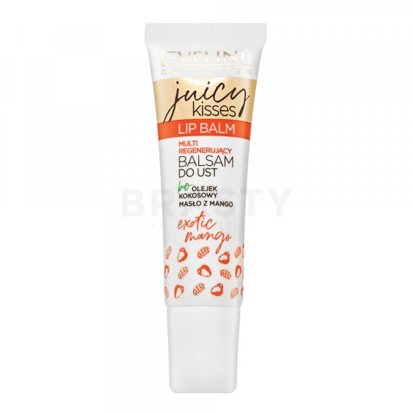 Eveline Juicy Kisses Lip Balm výživný balzám na rty Exotic Mango 12 ml