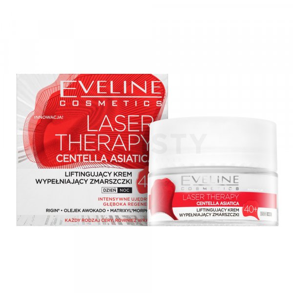 Eveline Laser Therapy Centella Asiatica Anti-Wrinkle Cream 40+ vyživujúci krém proti vráskam 50 ml