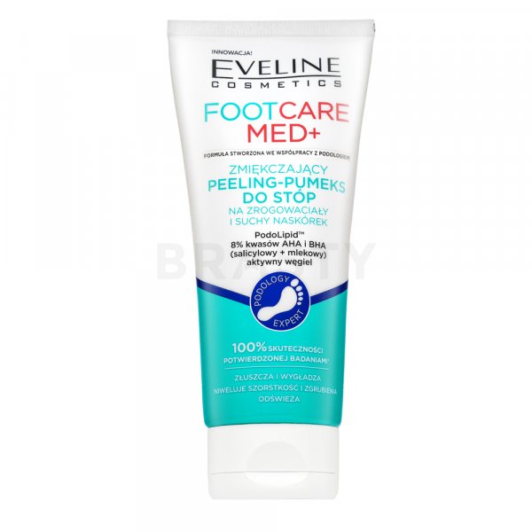 Eveline Foot Care Med+ Softening Foot Scrub-Pumice crema de picioare pentru piele uscata cu efect de peeling 100 ml