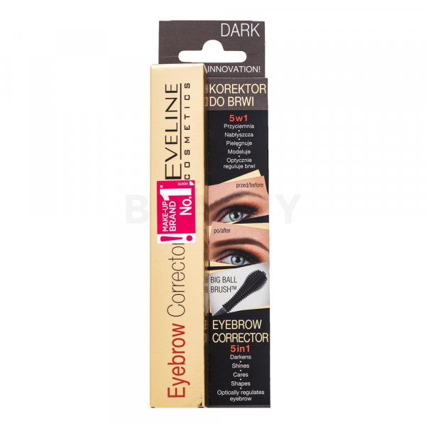 Eveline Eyebrow Corrector 5in1 Dark Brown Augenbrauenpflege-Set 9 ml