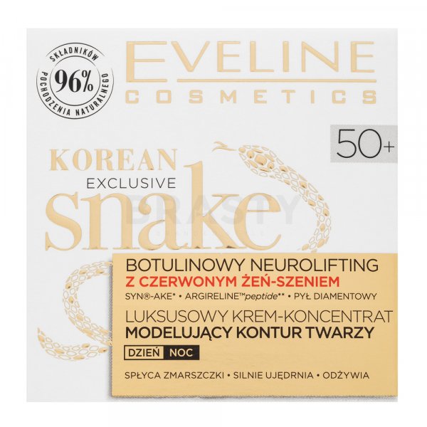 Eveline Exclusive Snake Non-Invasive Neurolifting Cream-Concentrate 50+ crema nutriente per la pelle matura 50 ml