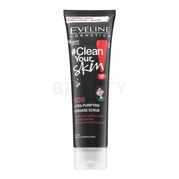 Eveline Clean Your Skin Ultra-Purifying Facial Wash Gel gel de curățare pentru piele problematică 100 ml