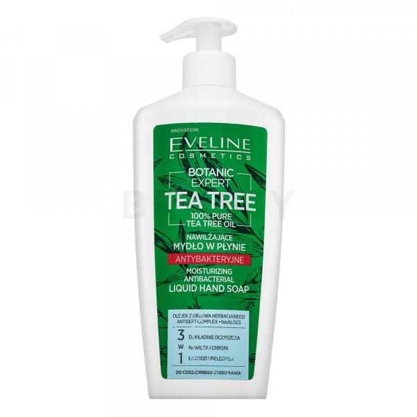 Eveline Botanic Expert Tea Tree Moisturizing Antibacterial Liquid Hand Soap jabón líquido para manos con ingrediente antibacteriano 350 ml