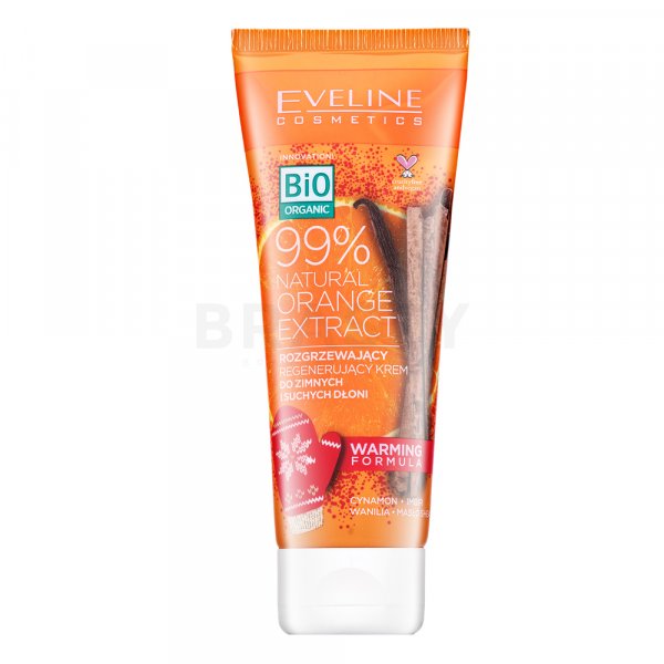 Eveline Bio Organic 99% Natural Orange Extract Regenerating Hand Cream krém na ruky s hydratačným účinkom 75 ml