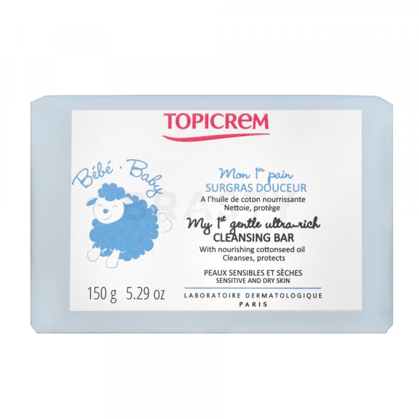 Topicrem Bébé My 1st Gentle Ultra-Rich Cleansing Bar сапун за деца 150 g