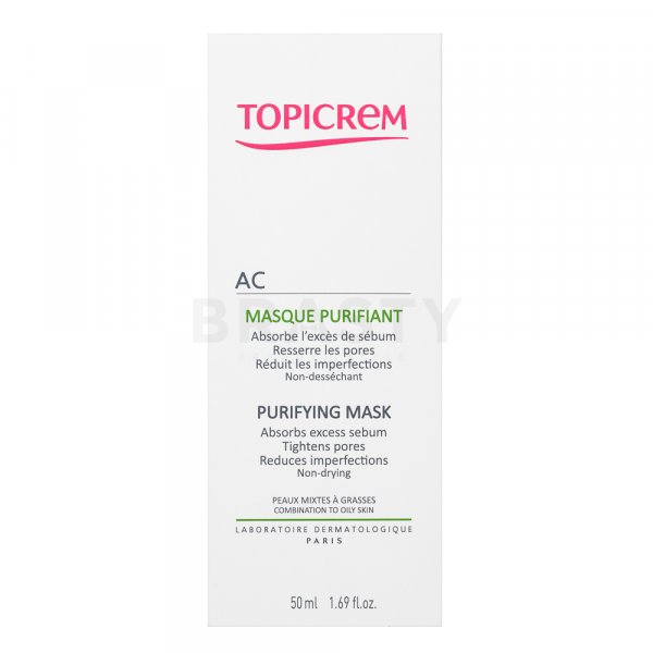 Topicrem AC Purifying Mask reinigingsmasker voor de vette huid 50 ml