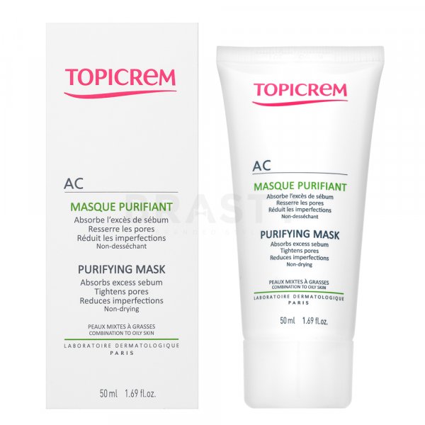 Topicrem AC Purifying Mask mascarilla limpiadora para piel grasienta 50 ml