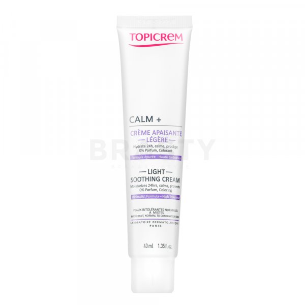 Topicrem Calm+ Light Soothing Cream Gesichtscreme mit Hydratationswirkung 40 ml