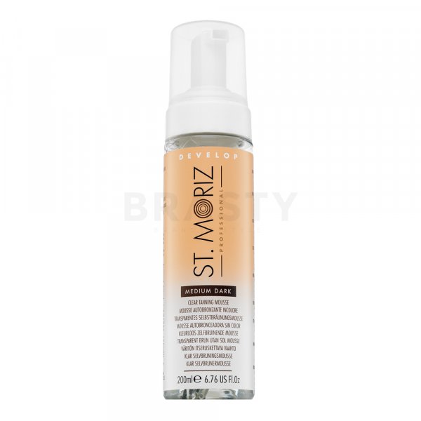 St.Moriz Advanced Pro Formula Tanning Mousse - Medium Dark измиващ се бронзър за тяло за уеднаквена и изсветлена кожа 200 ml