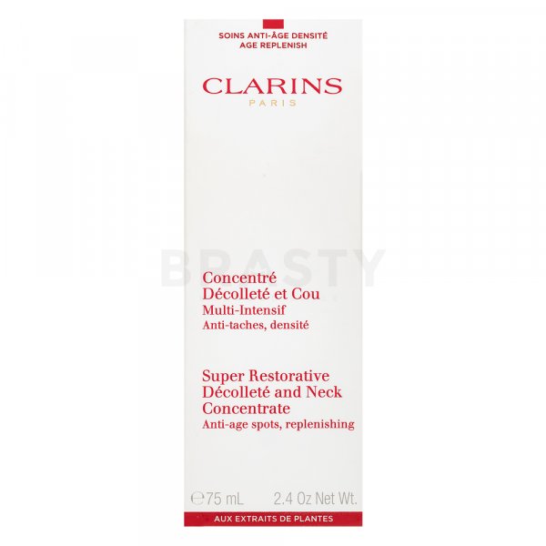Clarins Super Restorative Décolleté And Neck Concentrate liftingový krém na krk a dekolt pro zralou pleť 75 ml