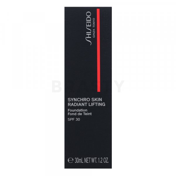 Shiseido Synchro Skin Radiant Lifting Foundation SPF30 - 350 dlouhotrvající make-up pro sjednocenou a rozjasněnou pleť 30 ml