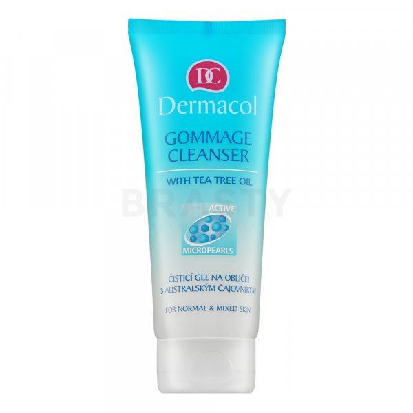 Dermacol Tea Tree Gommage Cleanser почистващ гел 100 ml