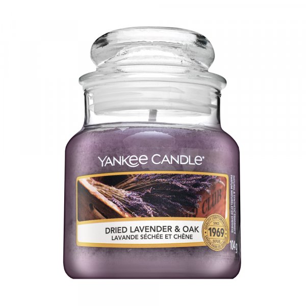 Yankee Candle Dried Lavender & Oak illatos gyertya 104 g