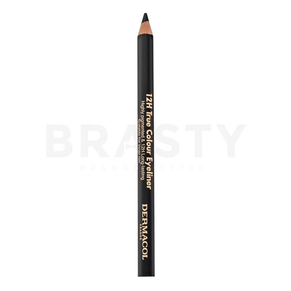 Dermacol 12H True Colour Eyeliner ceruzka na oči 8 Black 2 g