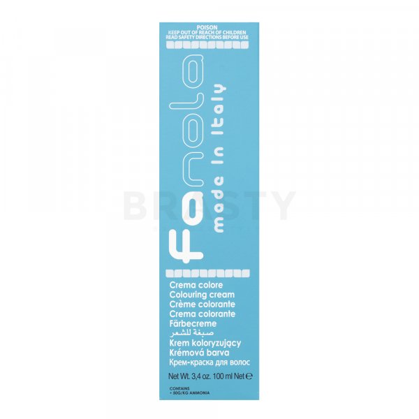 Fanola Colouring Cream vopsea profesională permanentă pentru păr Blue 100 ml