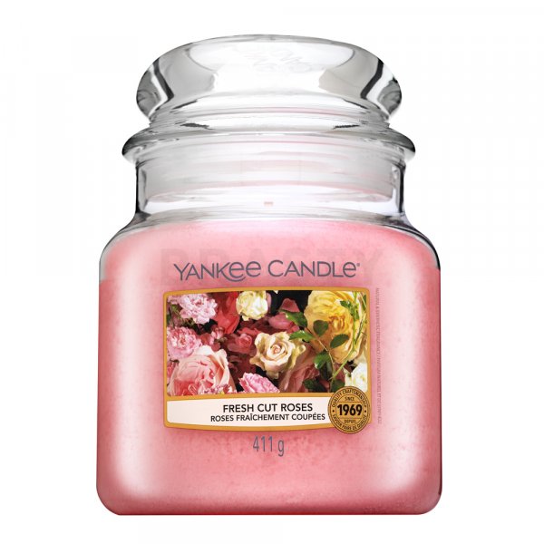 Yankee Candle Fresh Cut Roses vonná sviečka 411 g