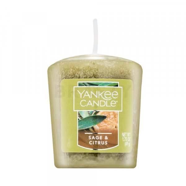 Yankee Candle Sage & Citrus votívna sviečka 49 g