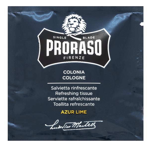 Proraso Azur Lime Refresh Tissues 6 pcs osviežujúce ubrousky