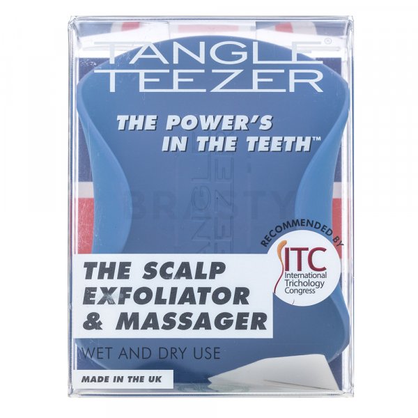 Tangle Teezer The Scalp Exfoliator & Massager masážní kartáč pro pokožku hlavy Blue