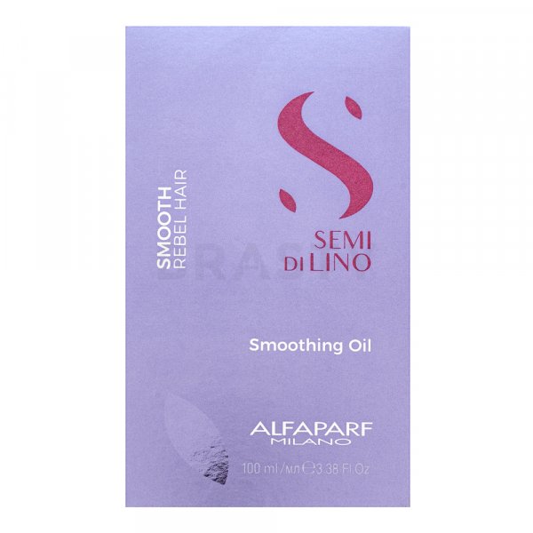 Alfaparf Milano Semi Di Lino Smooth Smoothing Oil wygładzający olejek do włosów grubych i trudnych do ułożenia 100 ml