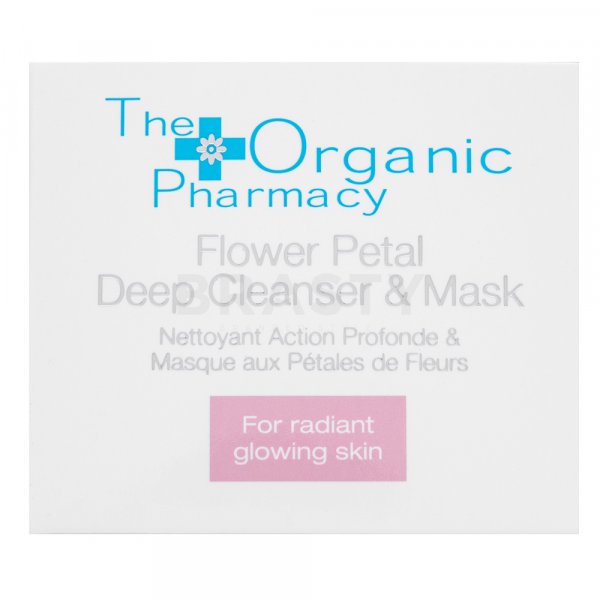 The Organic Pharmacy Flower Petal Deep Cleanser & Exfoliating Mask tisztító maszk 60 g