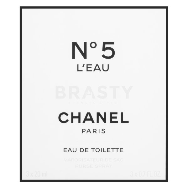 Chanel No.5 L'Eau - Twist and Spray toaletní voda pro ženy 3 x 20 ml