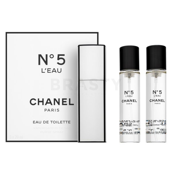 Chanel No.5 L'Eau - Twist and Spray Eau de Toilette für Damen 3 x 20 ml