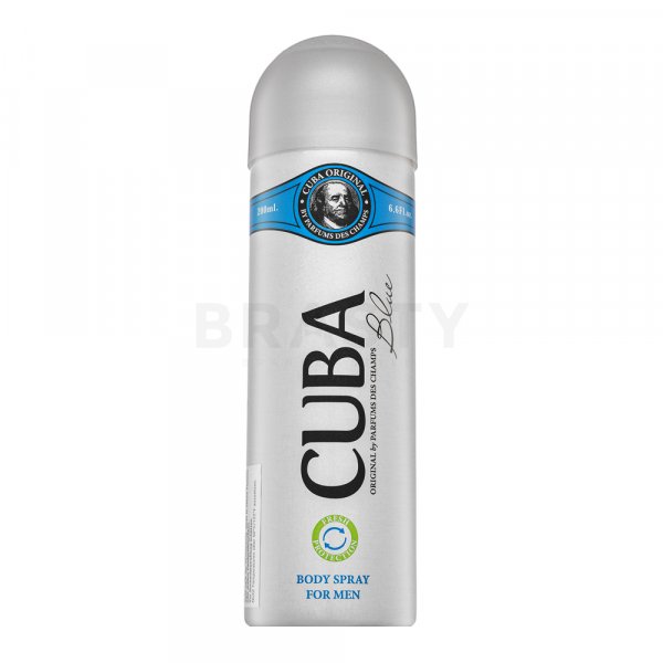 Cuba Blue tělový spray pro muže 200 ml