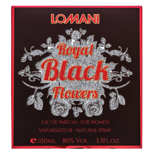 Lomani Royal Black Flowers Eau de Parfum für Damen 100 ml