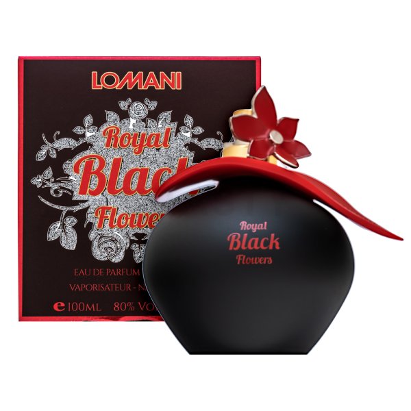 Lomani Royal Black Flowers parfémovaná voda pro ženy 100 ml