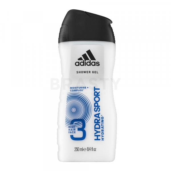 Adidas 3 Hydra Sport Hydrating Gel de duș bărbați 250 ml