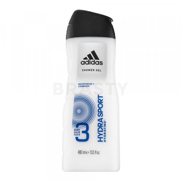 Adidas 3 Hydra Sport Hydrating sprchový gél pre mužov 400 ml