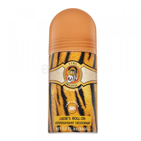 Cuba Jungle Tiger deodorant roll-on voor vrouwen 50 ml