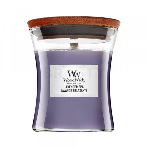 Woodwick Lavender Spa lumânare parfumată 85 g