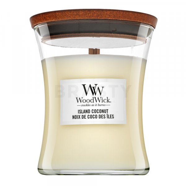 Woodwick Island Coconut scented candle 275 g