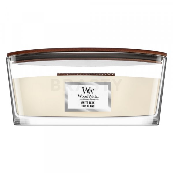 Woodwick White Teak vonná sviečka 453,6 g