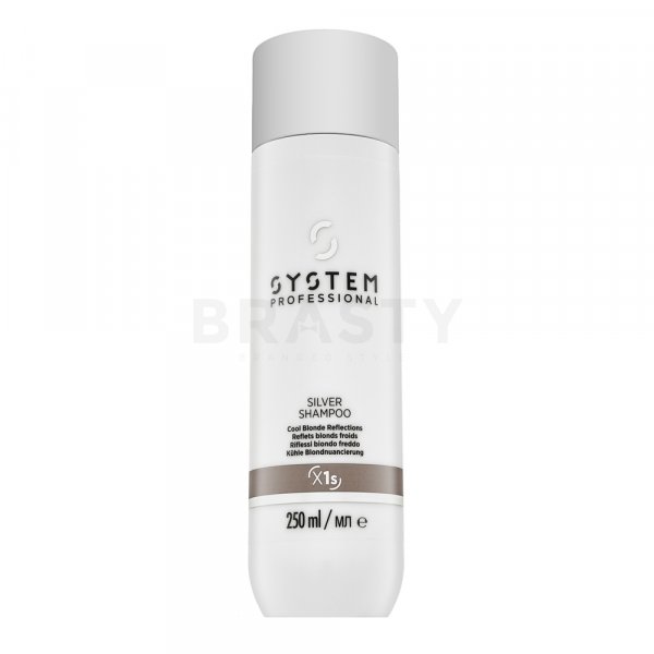 System Professional Silver Shampoo neutralisierte Shampoo für platinblondes und graues Haar 250 ml