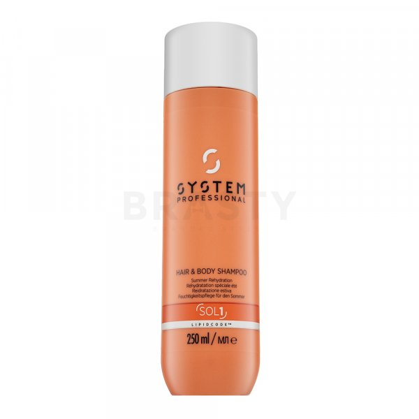 System Professional Solar Hair & Body Shampoo szampon i żel pod prysznic 2w1 do włosów osłabionych działaniem słońca 250 ml