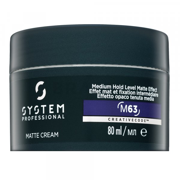 System Professional Man Matte Cream krem do stylizacji dla uzyskania matowego efektu 80 ml