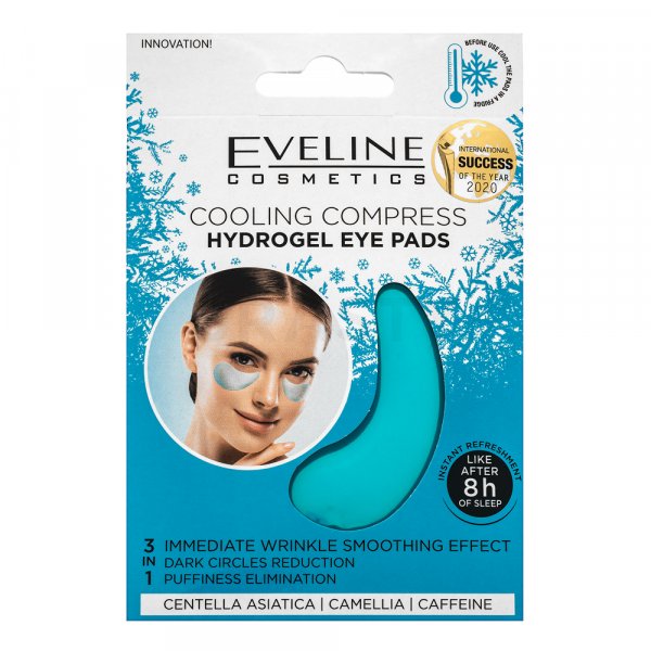 Eveline Cooling Compress Hydrogel Eye Pads 2 pcs szemmaszk minden bőrtípusra