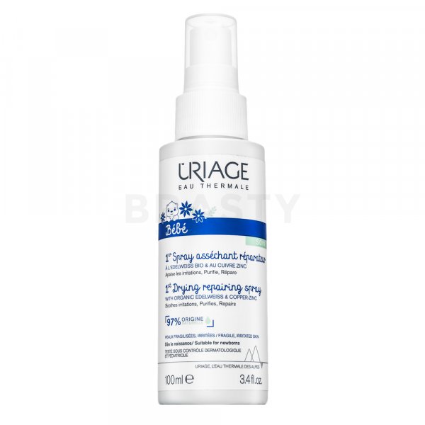 Uriage Bébé Drying Reparative Spray with Copper and Zinc 1st Drying Repairing Spray 40 ml