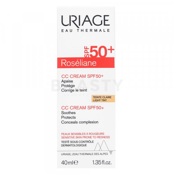 Uriage Roseliane CC Crème SPF50+ CC crema împotriva roșeții 40 ml